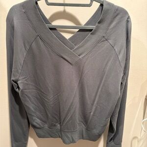 Express greenish/Charcoal V-Neck Sweatshirt
